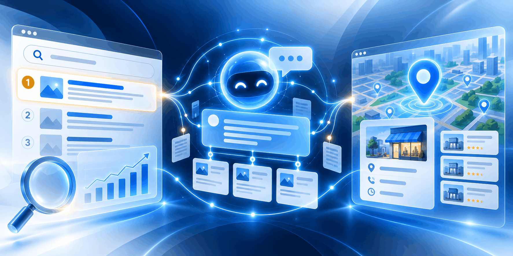 Infographic showing effective social media techniques for increasing business visibility and customer interaction.